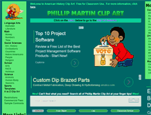 Tablet Screenshot of americanhistory.phillipmartin.info