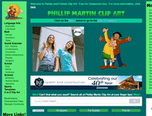 Tablet Screenshot of familyandfriends.phillipmartin.info