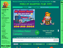 Tablet Screenshot of birthday.phillipmartin.info