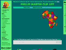 Tablet Screenshot of continents.phillipmartin.info